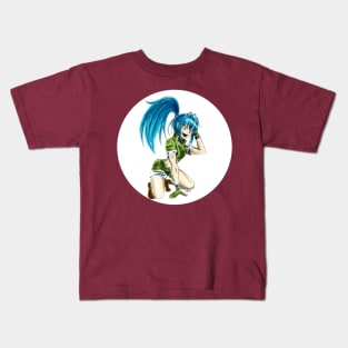 leona the military leader in kof Kids T-Shirt